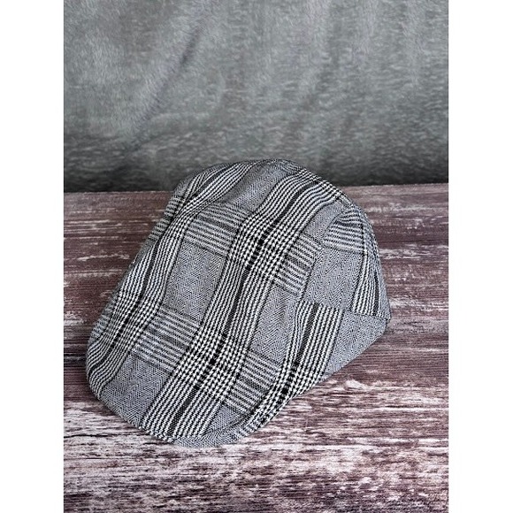Mens Plaid Newsboy Hat Gatsby Cap Driving Golf Cabbie Flat Cap - Picture 1 of 7